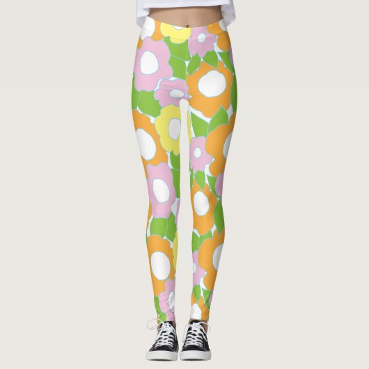 Leggings Bloemen Design (Voorkant)