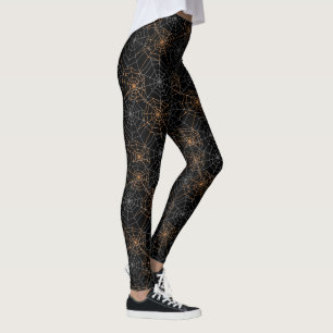 Leggings Blog d'araignées d'Halloween féminin