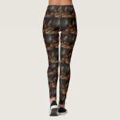 Leggings Bloodhound Citrouilles Halloween effrayant (Dos)