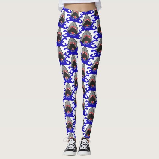 Leggings Bloody Shark Jaws Thunder_Cove (Devant)