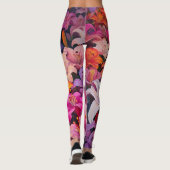 Leggings Bloom Floral Tout-Sur-Imprimé Gras (Dos)