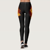 Leggings Blooming Fire Rose (Dos)