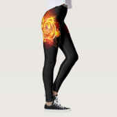 Leggings Blooming Fire Rose (Droite)