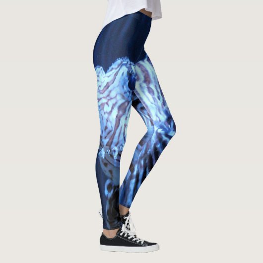 Leggings "Bloop, bloop, bloop" (Rôlier de poisson-Lion) (Droite)