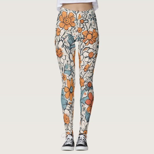 Leggings Blossom Elegance (Devant)