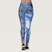 Leggings Blossom in Style ! Bleu Chic (Dos)