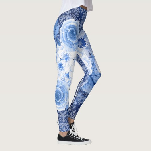 Leggings Blossom in Style ! Bleu Chic (Droite)
