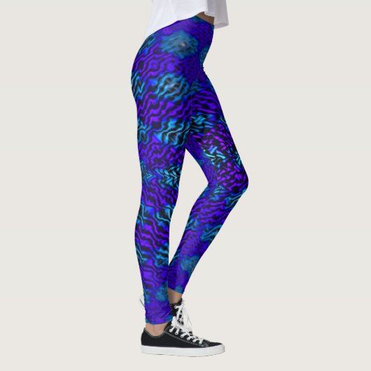 Leggings Blu Zebra (Droite)