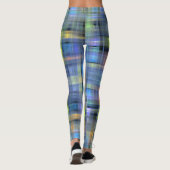LEGGINGS - Blue Abstract Design (Dos)