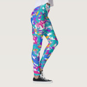 Leggings Blue and Pink (Droite)