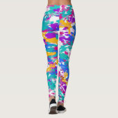 Leggings Blue and Pink (Dos)