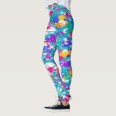 Leggings Blue and Pink (Gauche)