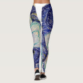 Leggings Blue Camelia (Dos)