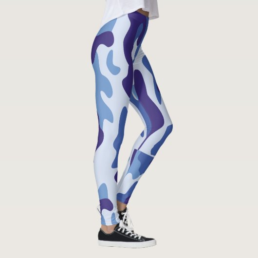 Leggings Blue camouflage pattern (Droite)