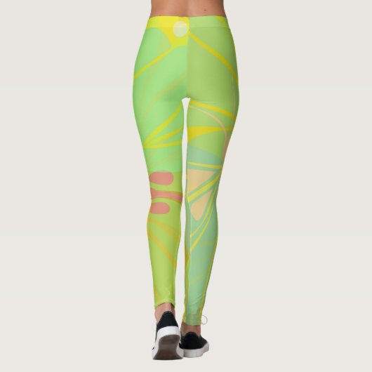Leggings Blue Chic Gold (Dos)