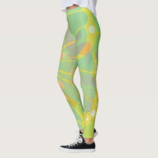 Leggings Blue Chic Gold (Gauche)
