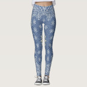 Leggings Blue Denim Bandana (Devant)