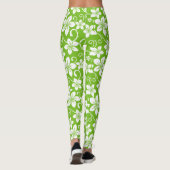 LEGGINGS BLUE HAWAII (LIME) (Dos)