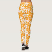 LEGGINGS BLUE HAWAII (TANGERINE) (Dos)