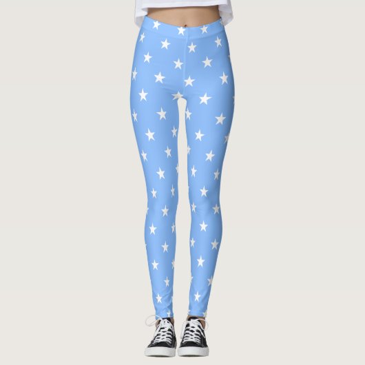 Leggings Blue Large Stars (Devant)