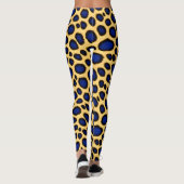Leggings Blue Leopard Luxe (Dos)