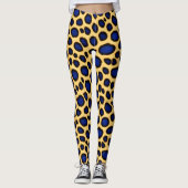 Leggings Blue Leopard Luxe (Devant)