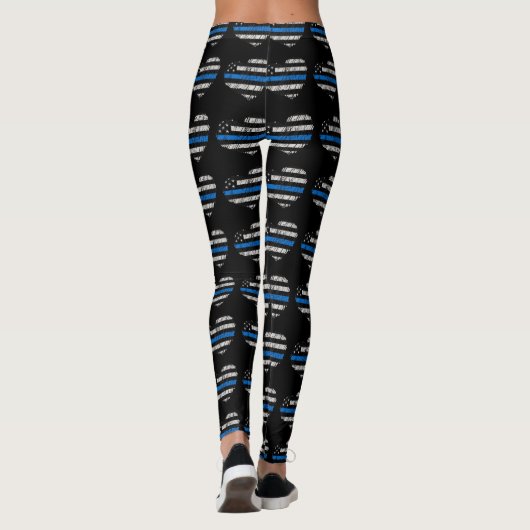 Leggings Blue Line aiment (Dos)