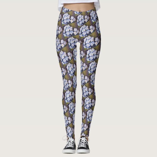 LEGGINGS BLUE OUBLIEZ-MOI NOTES FLORALES (Devant)