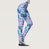 Leggings Blue Paisley (Droite)