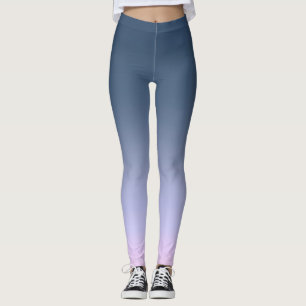 Leggings Blue-pink ombre