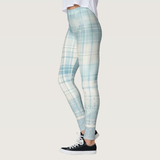 Leggings Blue Plaid (Gauche)