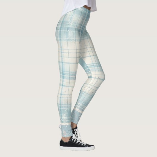Leggings Blue Plaid (Droite)