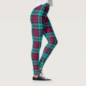 Leggings Blue Red Campbell Tartan Blackwatch Plaid (Droite)