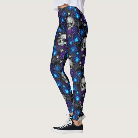 Leggings Blue Rose Magic (Gauche)