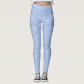 Leggings Blue Same Komon (peau de requin) (Devant)