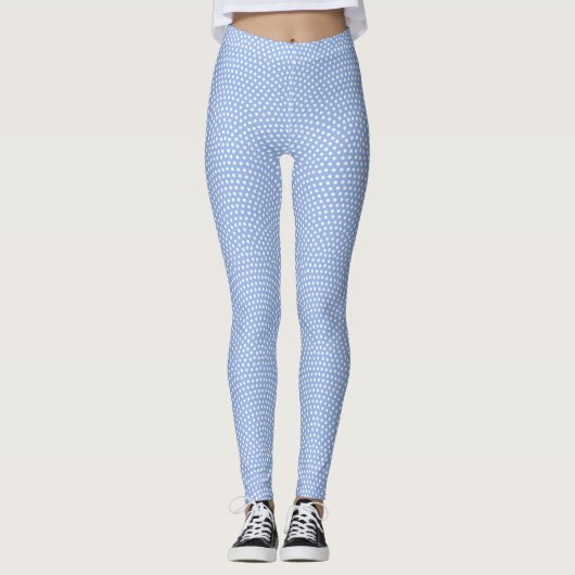 Leggings Blue Same Komon (peau de requin) (Devant)
