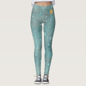 Leggings Blue Sea/Dolphin Design (Devant)