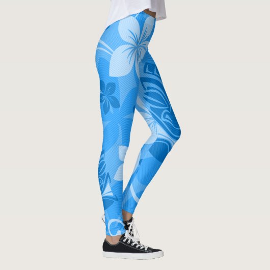 Leggings Blue Tiki Hawaiian (Droite)