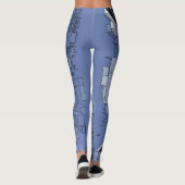 Leggings Blue violet (Dos)