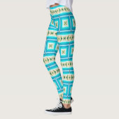 Leggings Blue Waters Beach Design (Gauche)
