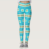 Leggings Blue Waters Beach Design (Devant)