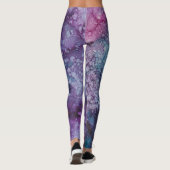 Leggings Blues/Purples Inktontwerp (Achterkant)