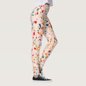 Leggings Blush Terrazzo | Speckles écocliques roses | ABSTR (Droite)