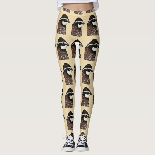 Leggings Bobwhite Quail Head (Devant)