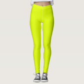 Leggings Boeddy Solid Colors Chartreuse Yellow (Voorkant)