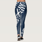 Leggings Bogolans Bleus Africains (Dos)
