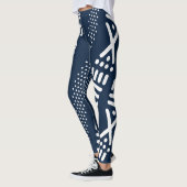 Leggings Bogolans Bleus Africains (Gauche)