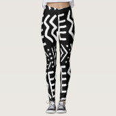Leggings Bogolans Bleus Africains (Devant)