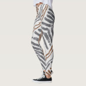 Leggings Bohème Tribal Rayés (Gauche)