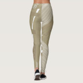 Leggings Bohemian Chintz Illustration Dusty Neutral Brown (Dos)